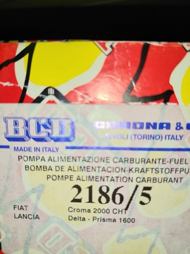 Pompa benzina lancia - benzina, delta